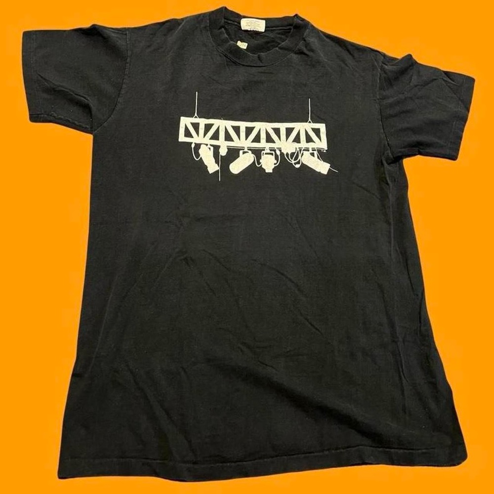 Vintage 80’s Film Video Crew Take One Hollywood Movie Stage Rigging Shirt